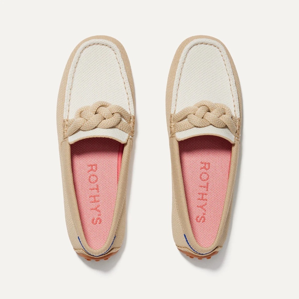 Rothy's The Braid Driver in Cappucino, NWT, In-box, Never Worn!!